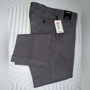 Murano Black and White Checkered Pants